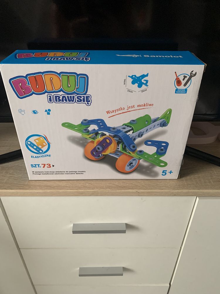 Nowy model do składania samolot zabawka prezent święta