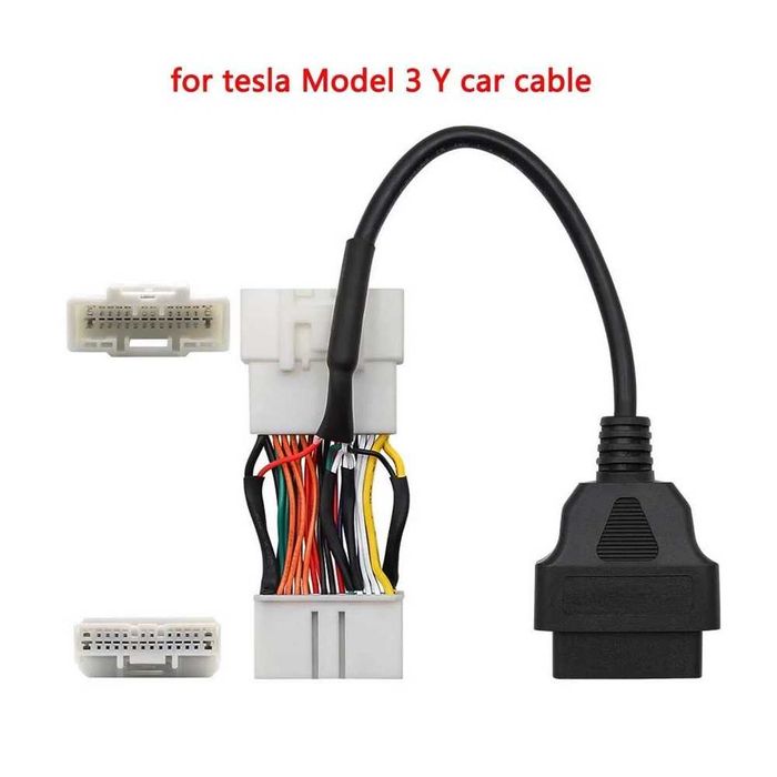 Переходники OBD2 -Tesla 12-20-26 PIN Tesla Model S-S/X-3/Y 2013 и выше