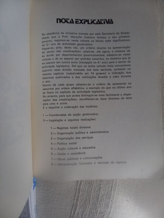 Quinto Ano do Governo de Marcello Caetano
