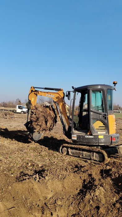 Usługi minikoparka 3t oraz wywrotką 3.5 tony