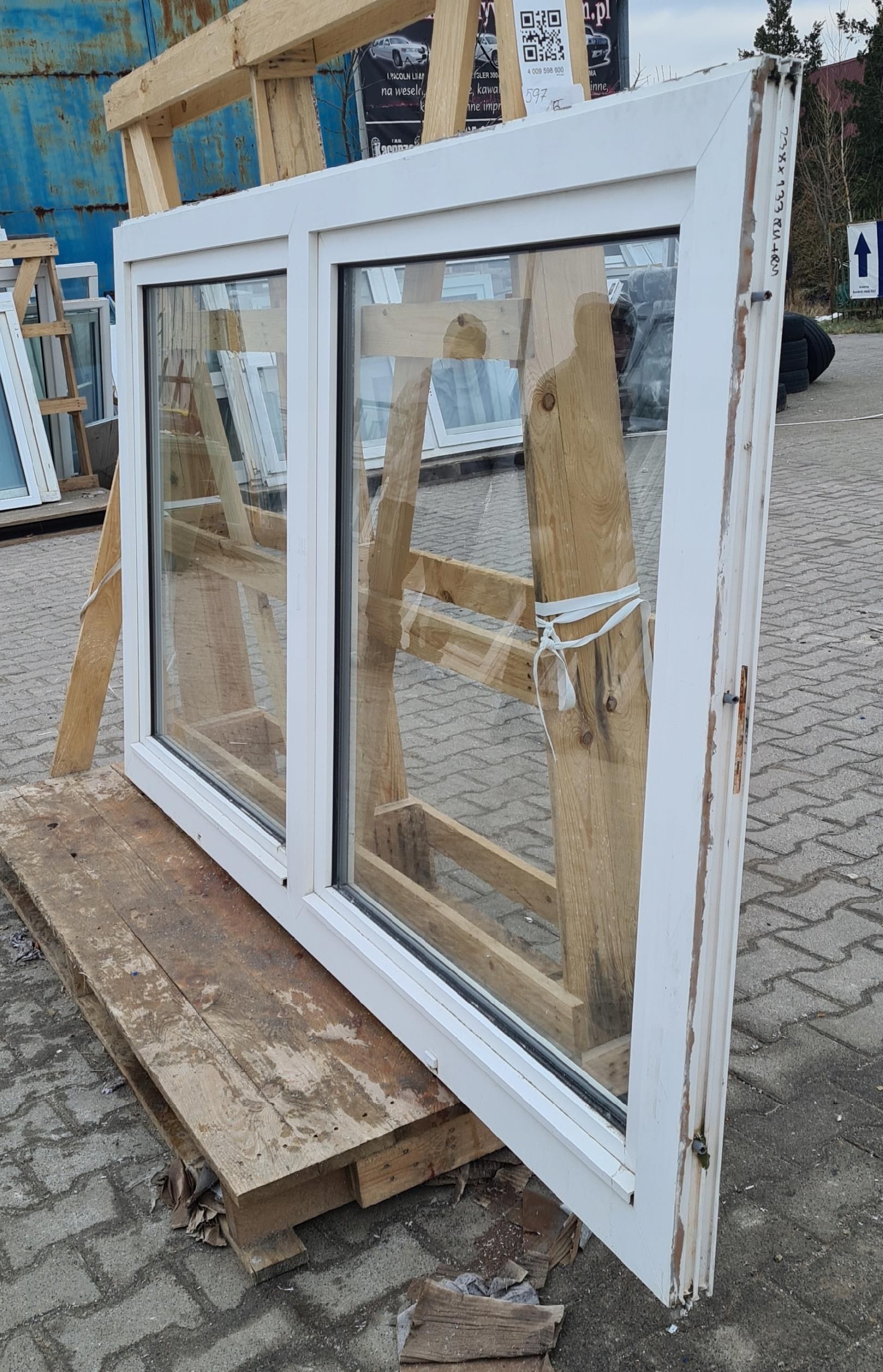OKNA Używane 238X133 OKNO KacprzaK Plastikowe PCV Lider Okna OLX