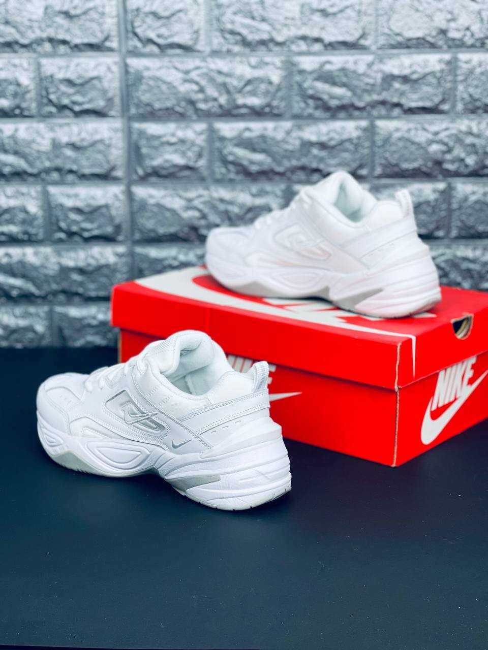 Мужские кроссовки Nike M2K Tekno Натуральная Кожа!  красовки Найк М2К