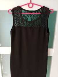 Sukienka mała czarna Cropp mini z koronką M / L