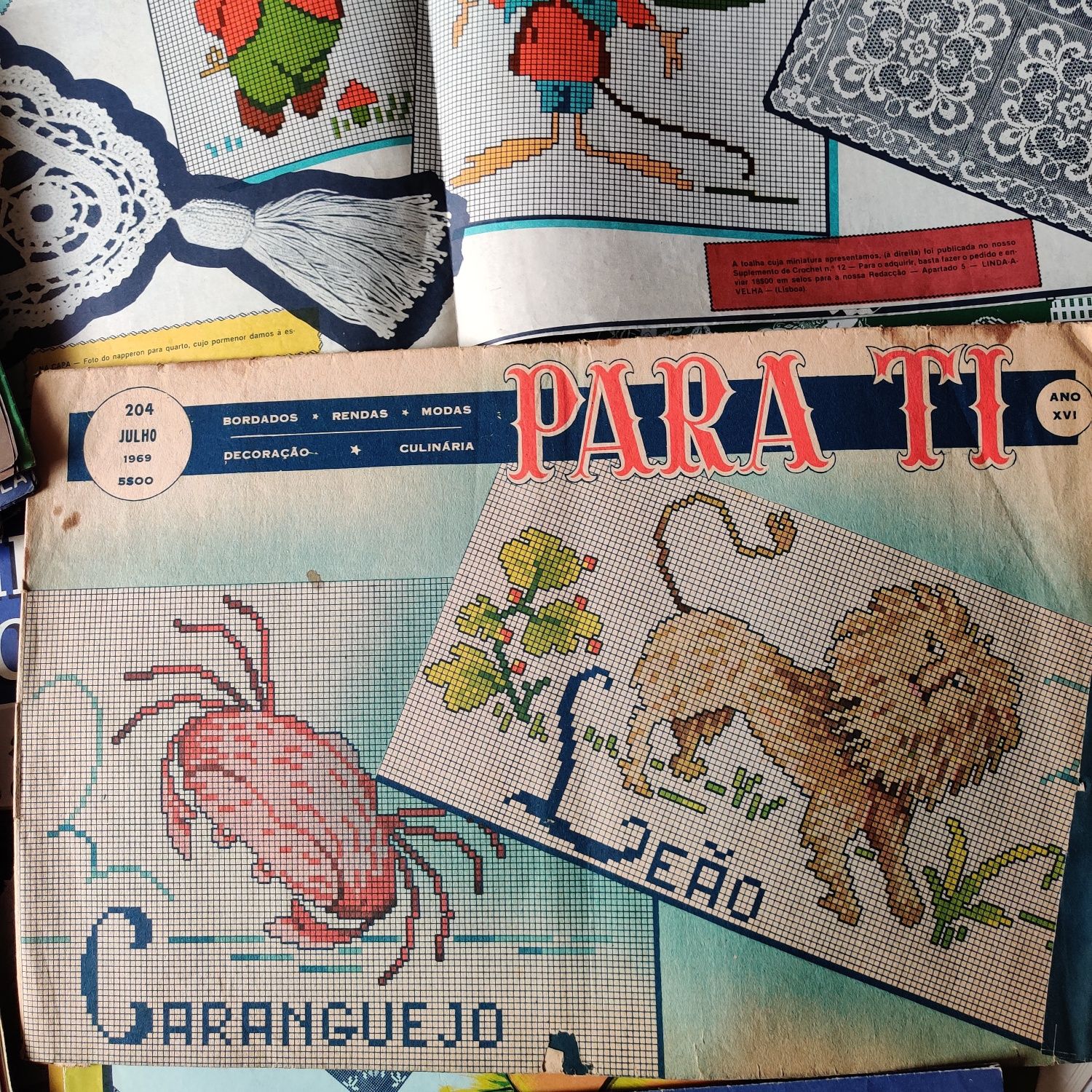 Revistas croché crochet e lavores antigas