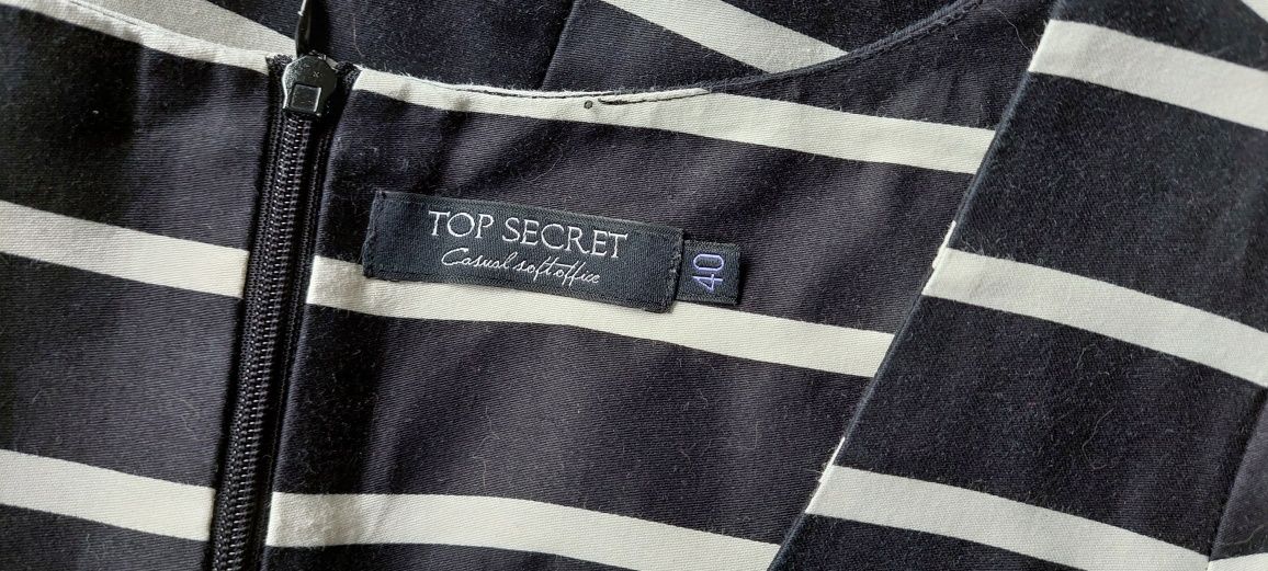 Top Secret Business Casual r.40 sukienka w paski