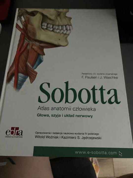 Sprzedam Atlas Anatomii Człowieka -Sobotta-Wyd.IV-3tomy