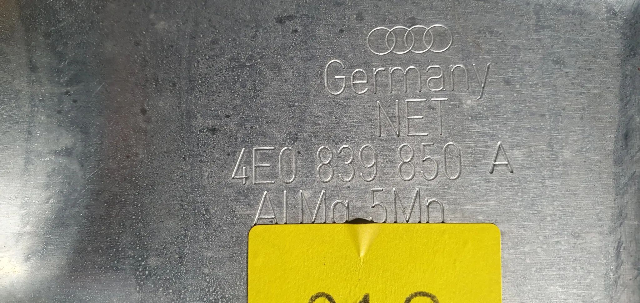 Mechanizm podnośnik szyby prawy tył Audi A8 D3 4E0839850A
