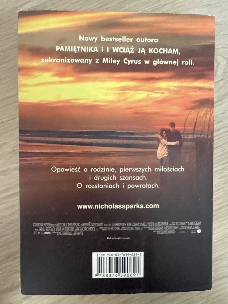 Nicholas Sparks OSTATNIA piosenka