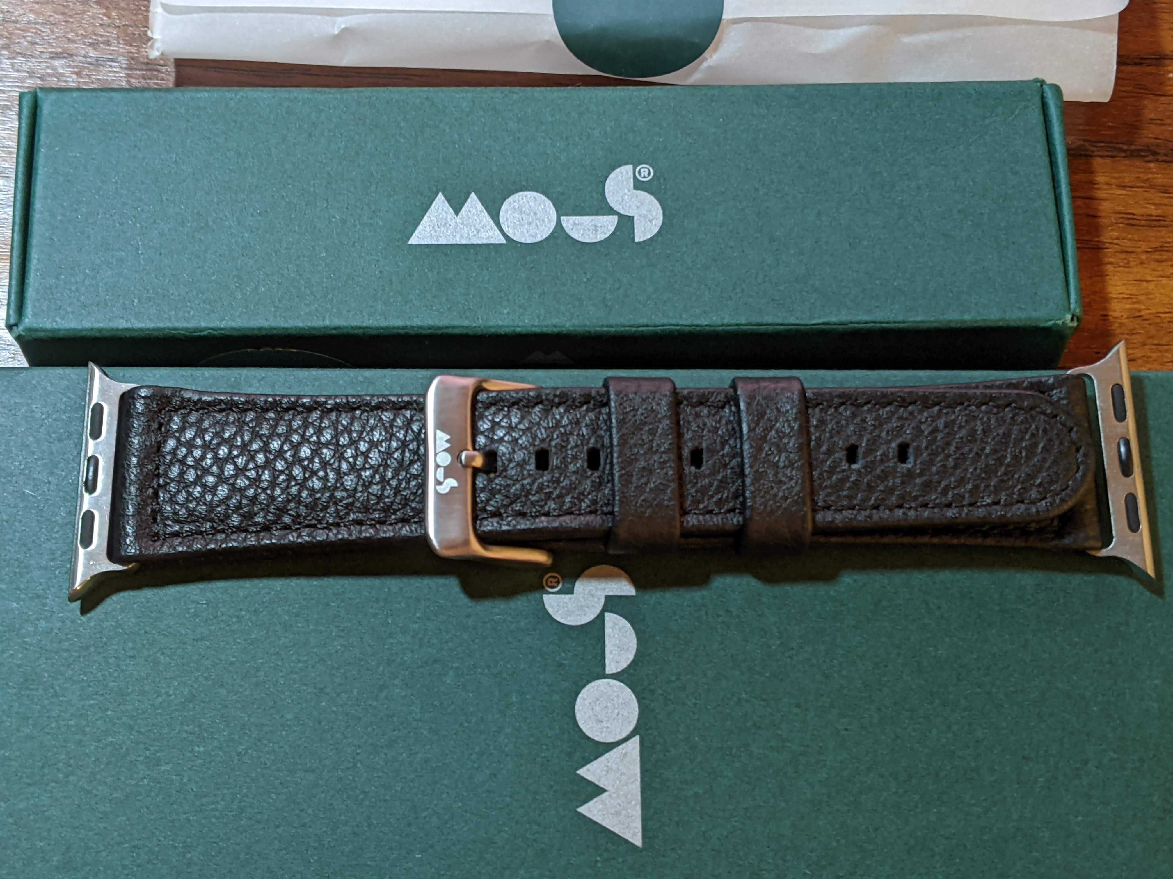 Кожаный ремешок Mous для Apple Watch, size: 38-41mm