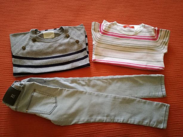 Lote Calças/Camisolas, 4 Anos