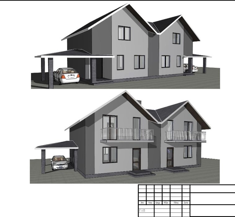 Продається будинок-дуплекс на Мальованці - 10 хвилин від Центру