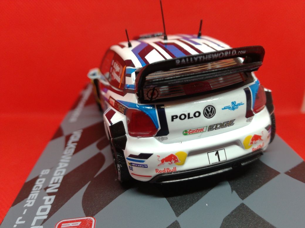 Miniatura 1/43 VW Polo R WRC Ogier RMCarlo 2016