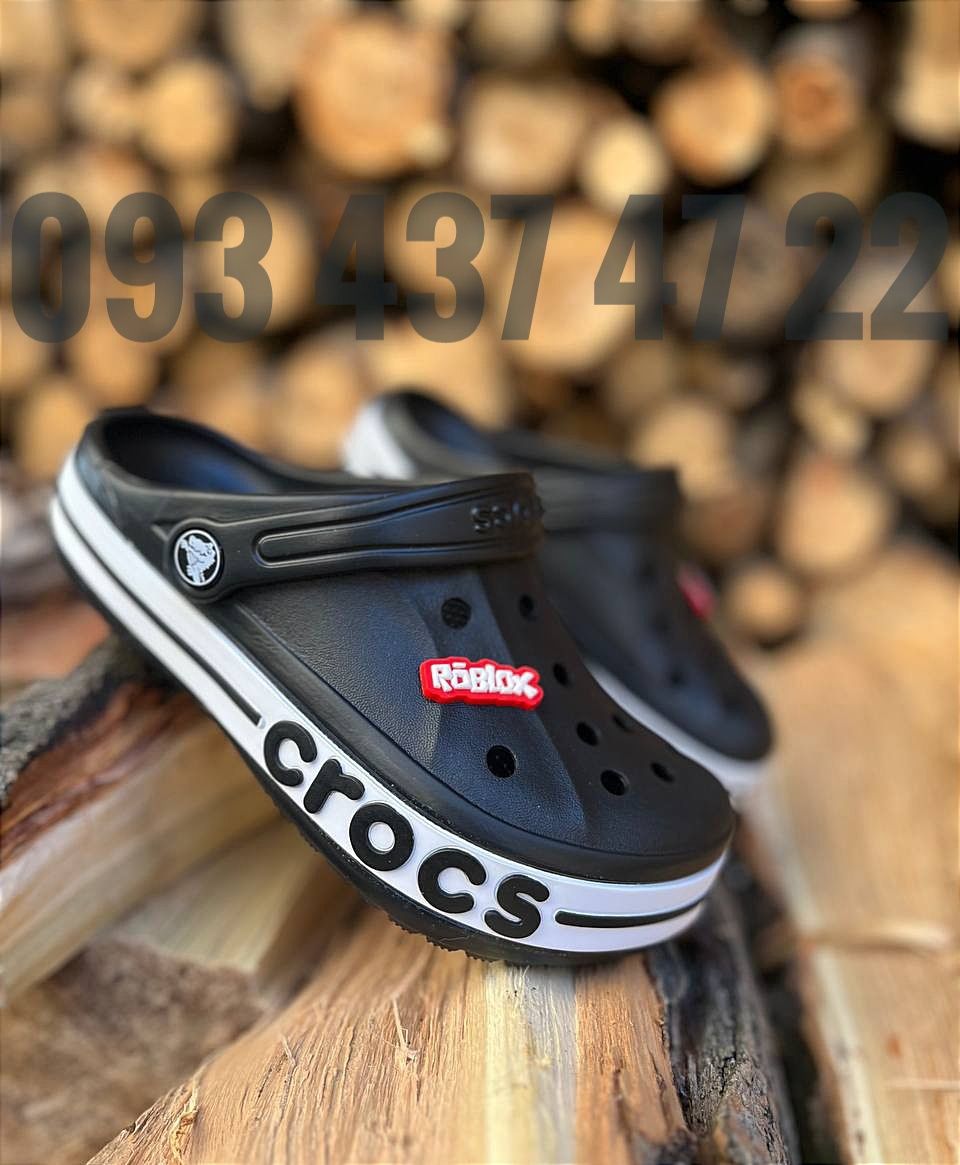Crocs Bayaband Kids Black Дитячі Крокси Сабо Crocs Bayaband Black Clog