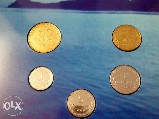 Coleção primeiras moedas correntes Timor Leste2003