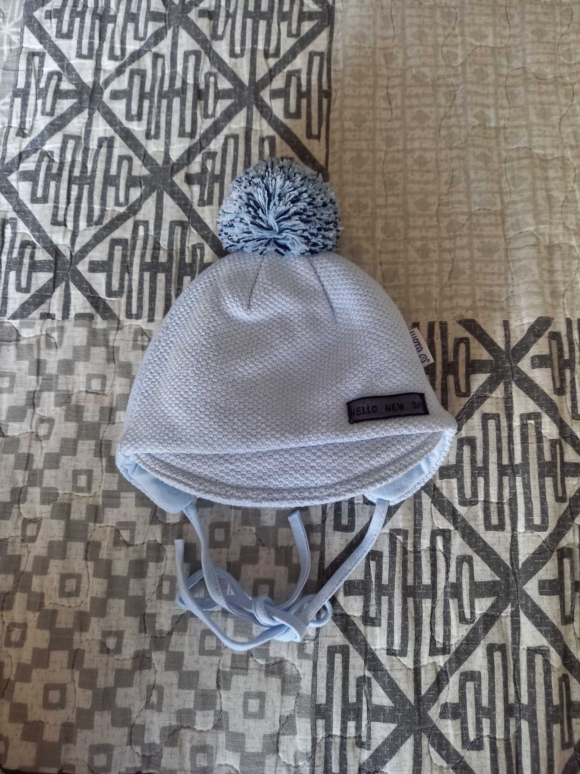 Nowa czapka niemowlęca Iltom, roz. 36 zimowa
