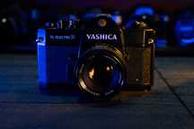 Пленочный Yashica TL Electro X + объектив Yashinon-DS 50mm f/1.7