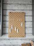 Tablica perforowana skadis ikea drewno