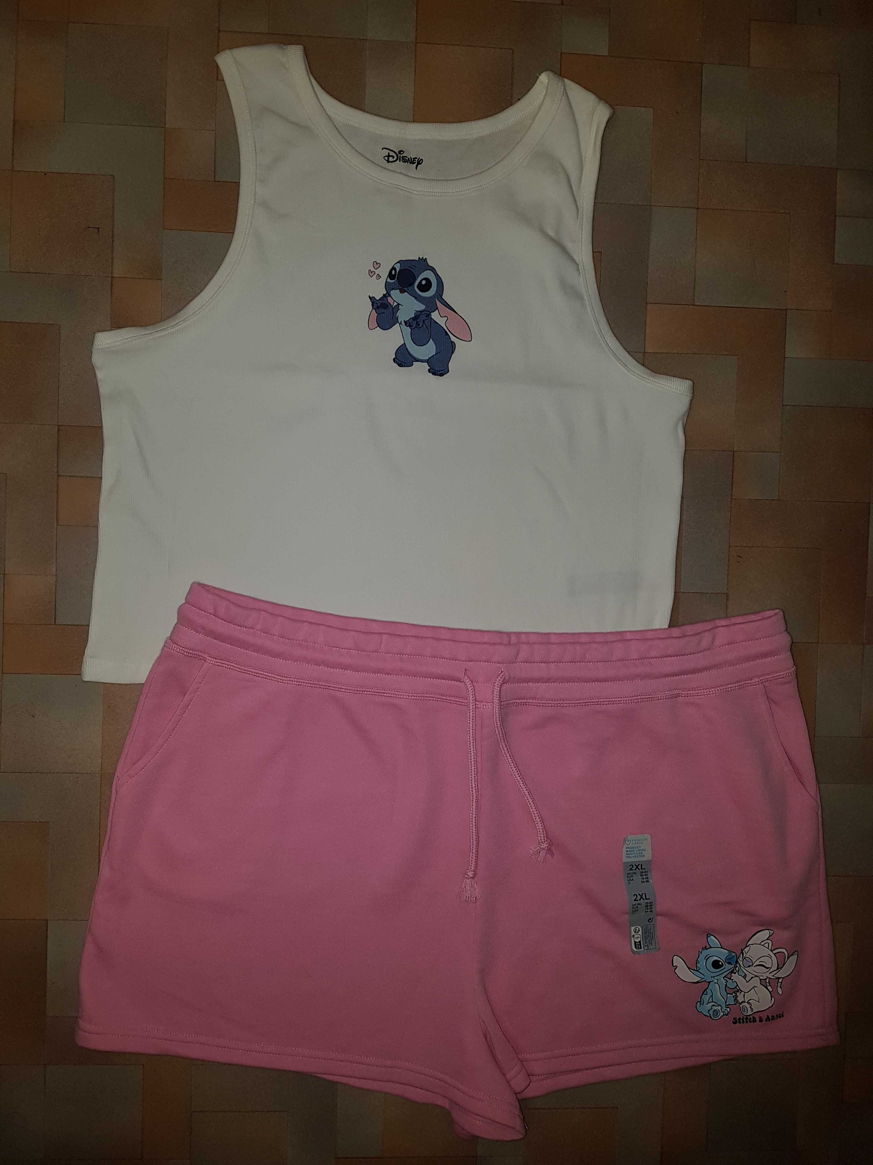 Домашний комплект Stitch Disney 2XL р-р, пижама котон Стич Primark