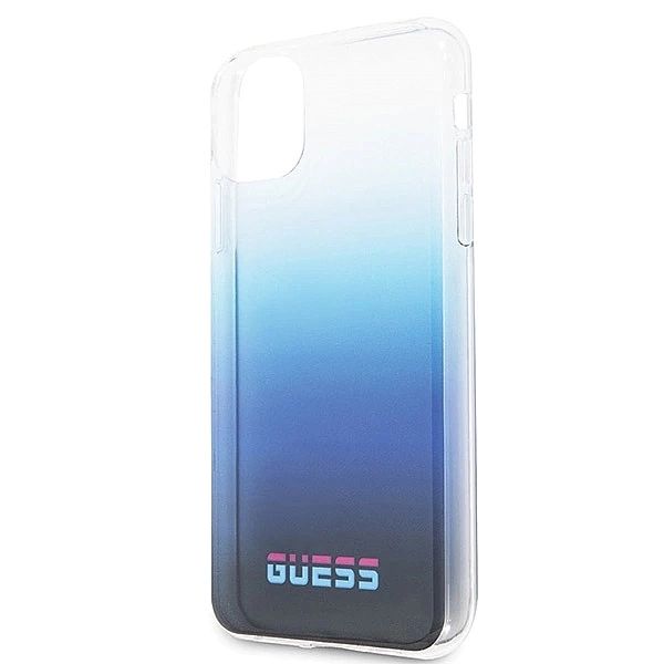 Etui Guess California na iPhone 11 Pro - niebieskie