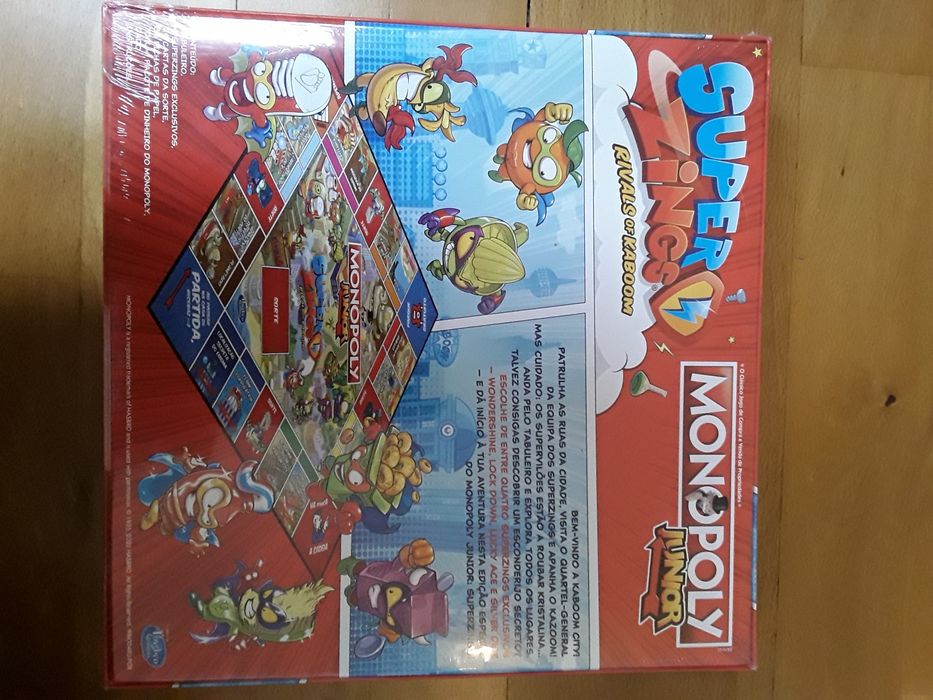Monopoly Junior Super Zings - NOVO