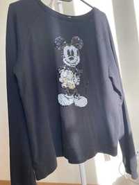 Bluza DIsney, Myszka Mickey czarna cekiny