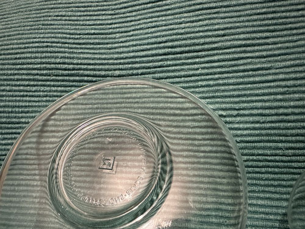 Nespresso szklana filiżanka ze spodkiem