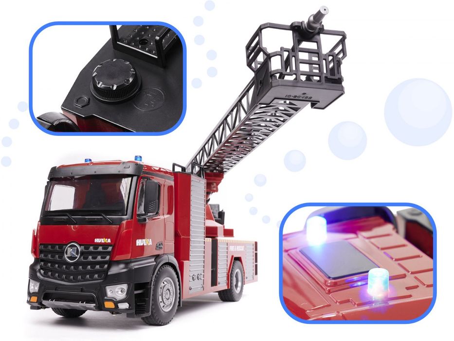 Wóz strażacki Auto zdalnie sterowany  RC H-Toys 1561 2,4GHz 1:14