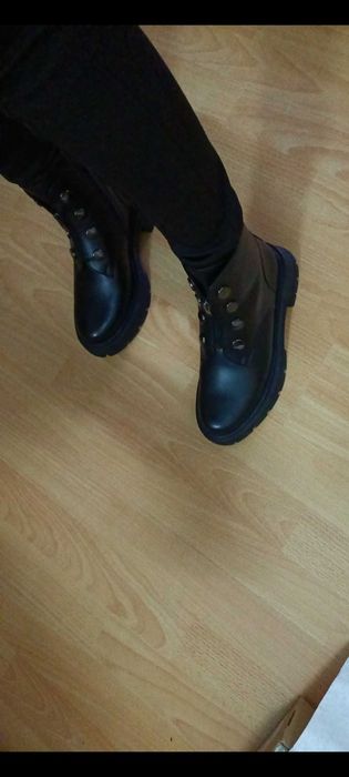 Осінні ботінки з натуральної шкіри 37 розмір