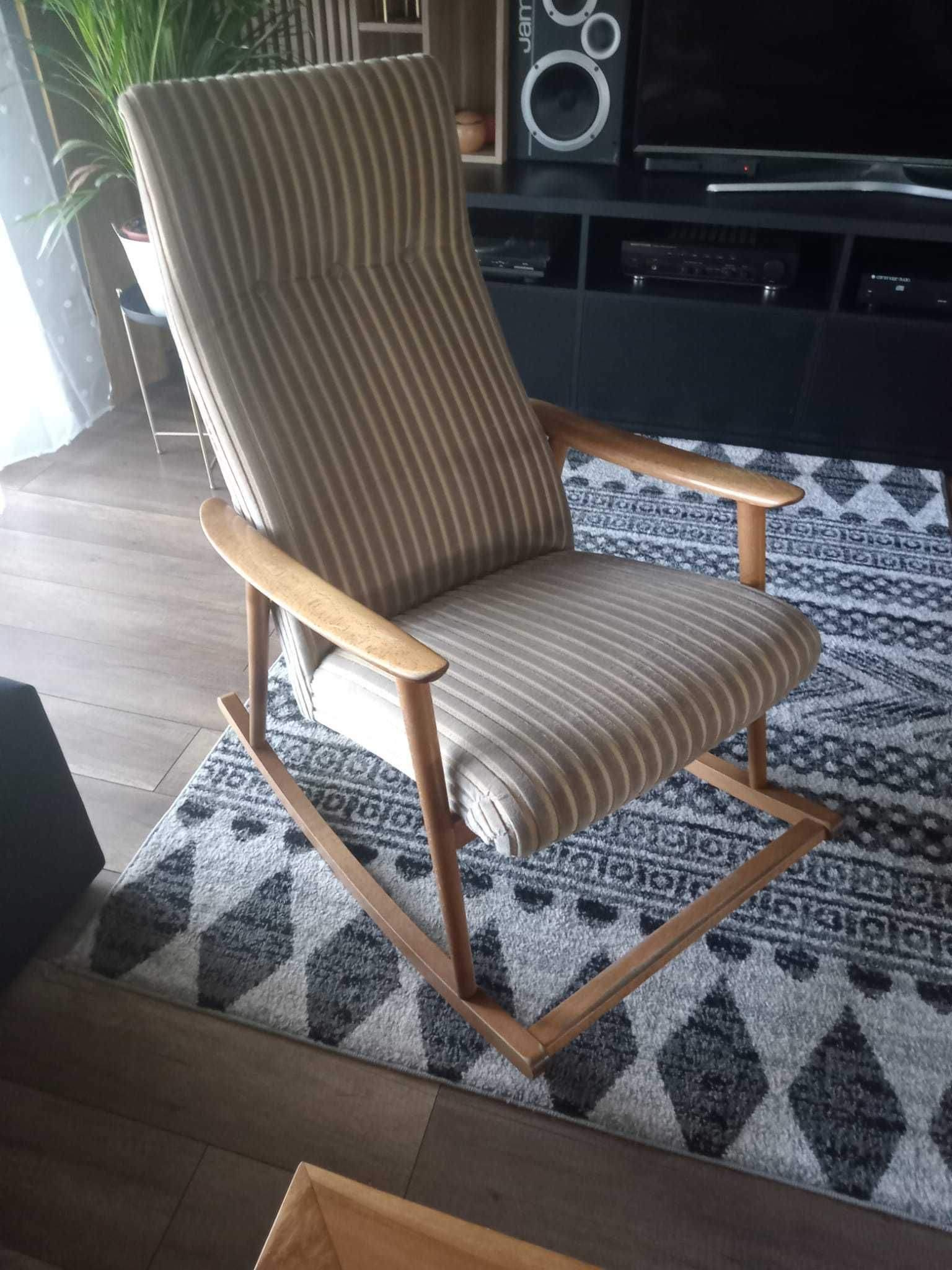 Fotel bujany patyczak