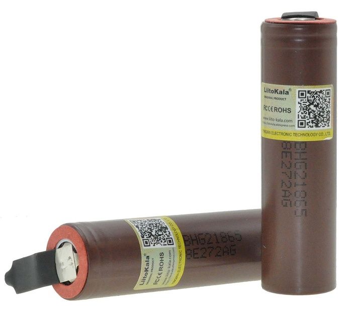 Акумулятор LiitoKala 18650 3000mAh (HG2-N) високострумовий (клеми) 15А