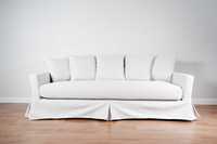 Klasyczna beżowa kanapa/sofa, Beliani, styl prowansalski, 212x107x89cm