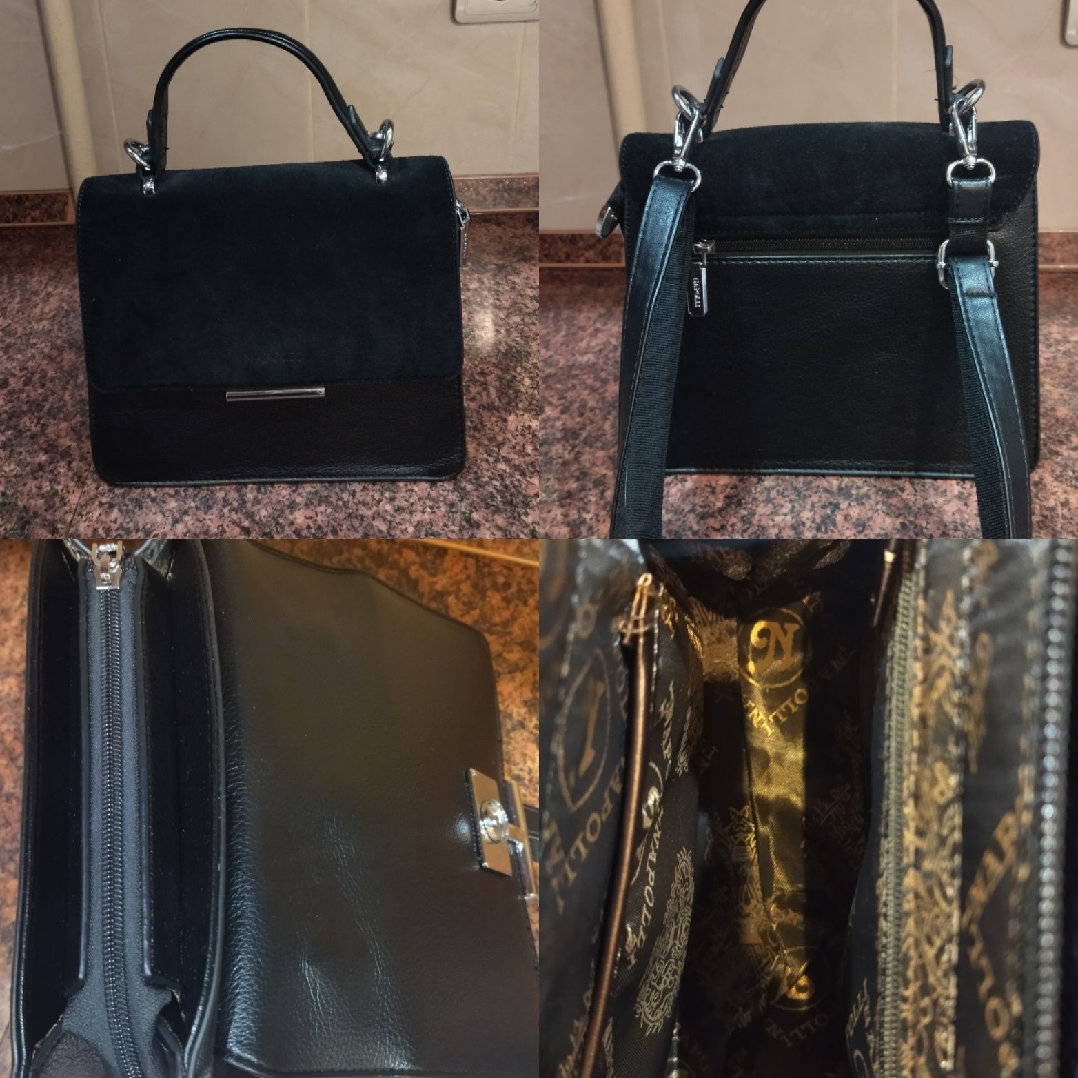 Дамская сумочка чёрного цвета