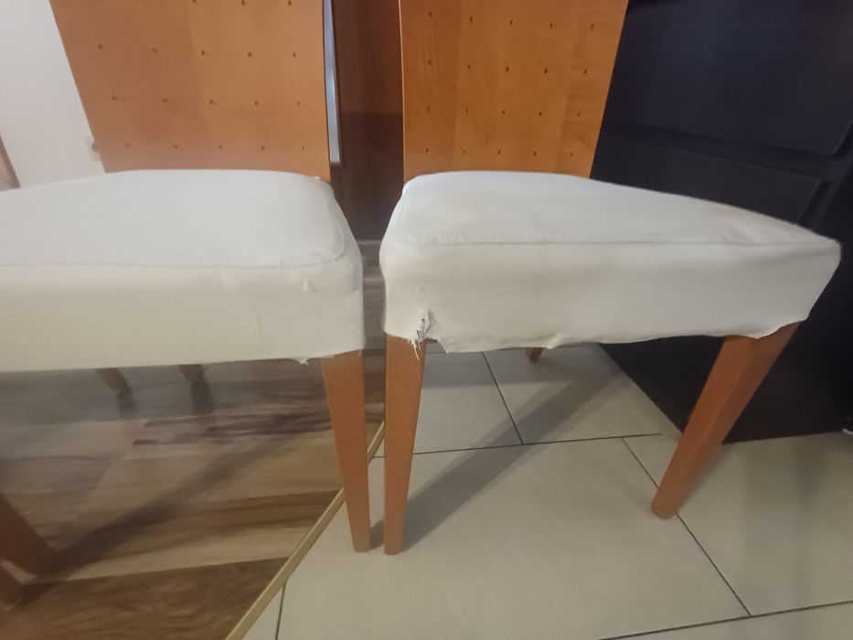 Krzesło 4 szt tapicerowane