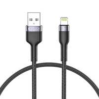 Tech-protect Ultraboost ”2” Lightning Cable 2.4a 25cm Black