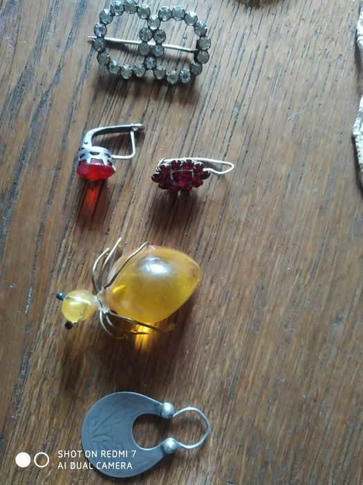 Бижутерия СССР , сережки , шкатулка