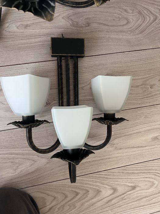 Lampa wisząca plus kinkiet