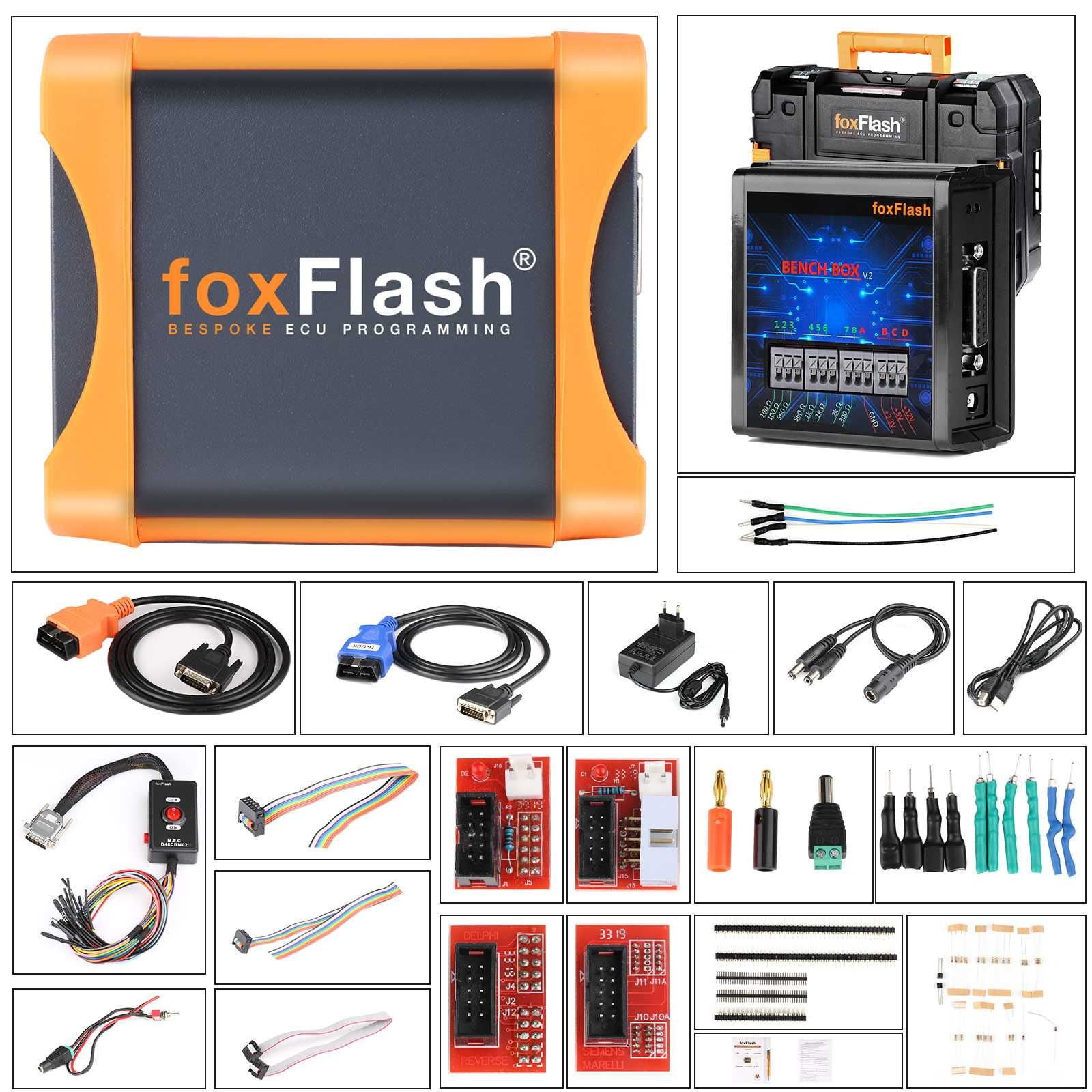 Nowy FoxFlash pełna wersja Faktura master Full dpf egr chiptuning fox