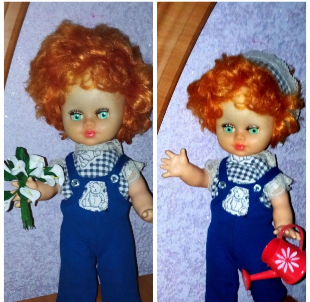 Кукла рыжик СССР. 38 см