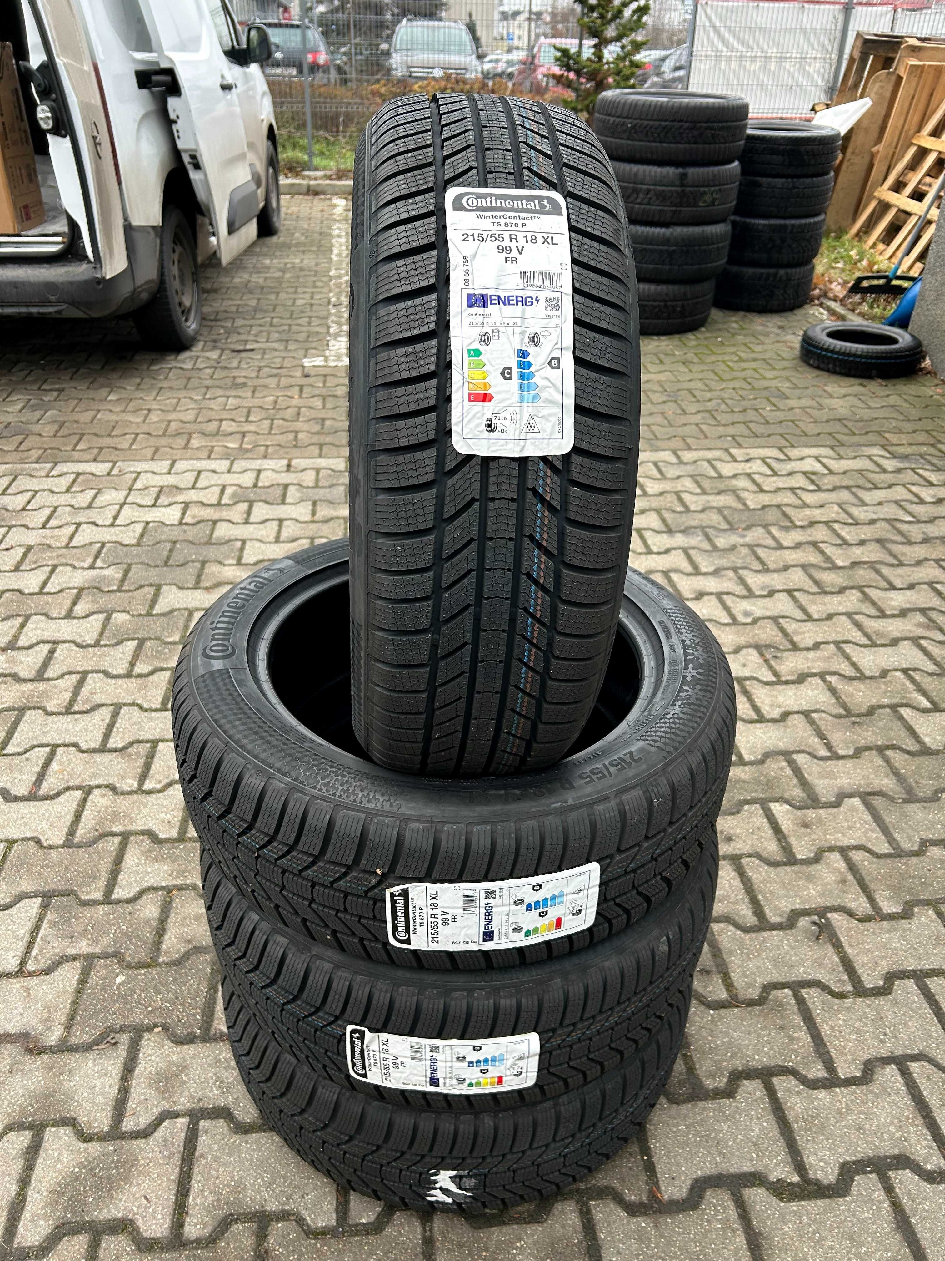 4x 215/55R18 99V XL FR Continental WinterContact TS870P 2022r.