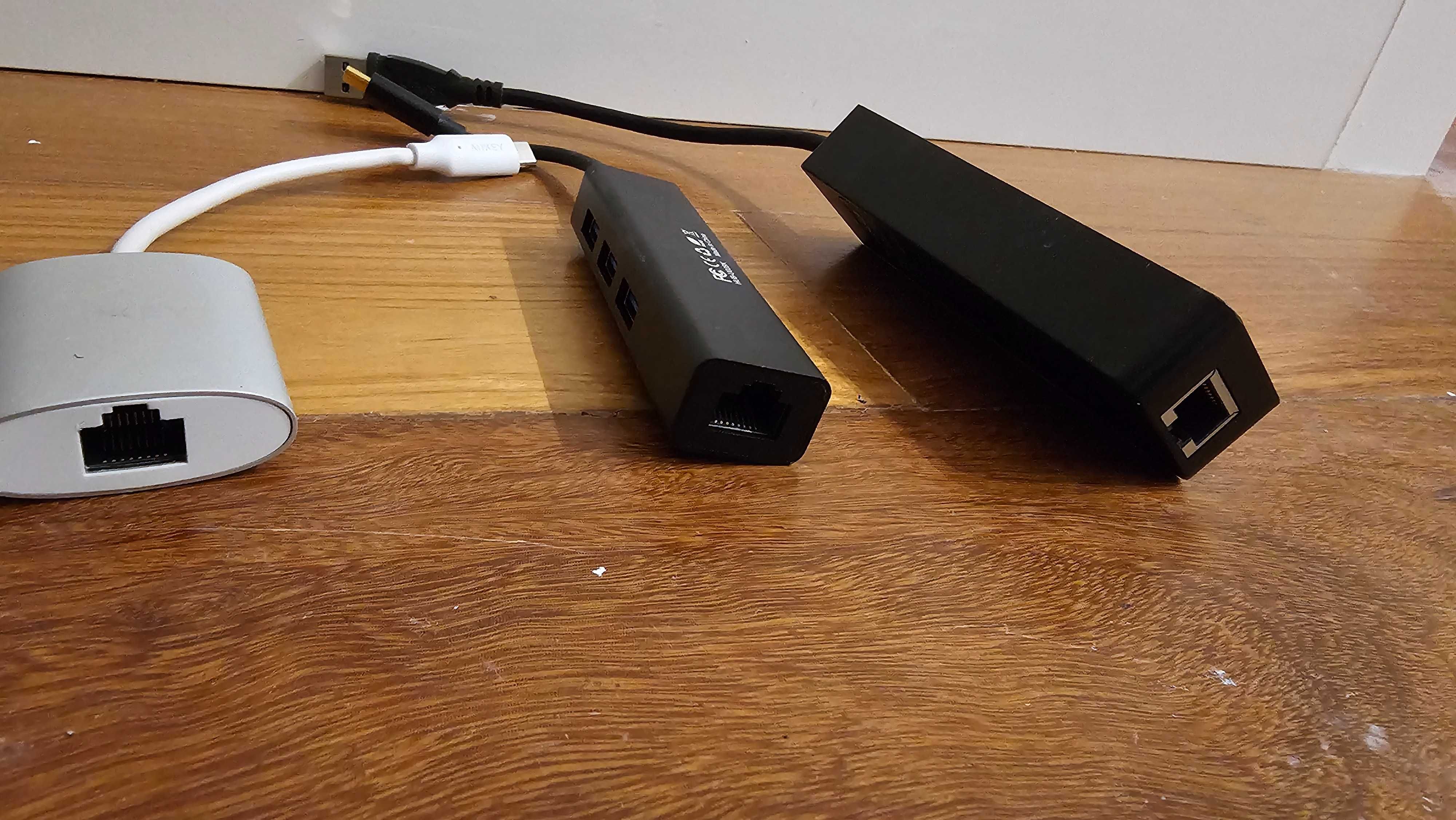 Hubs ethernet e USB