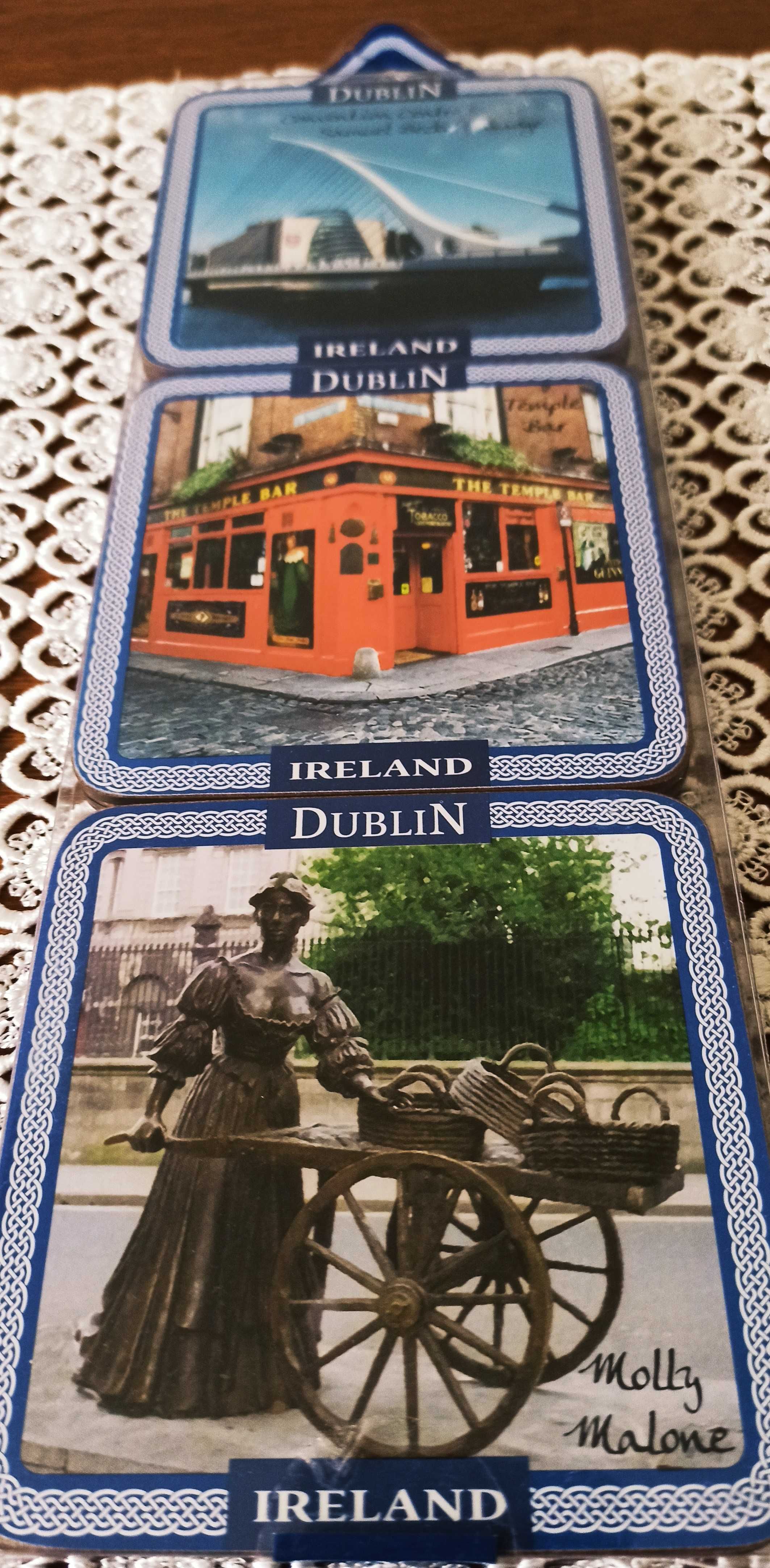 Nowy zestaw podkładki podstawki korkowe DUBLIN, Irlandia