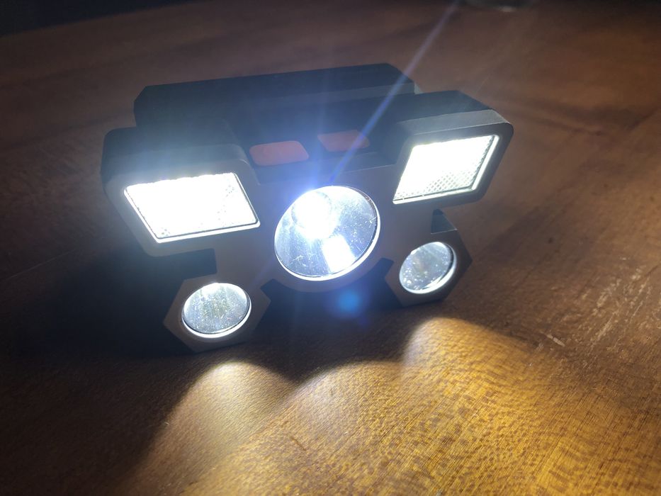 Налобний акумуляторний ліхтарик