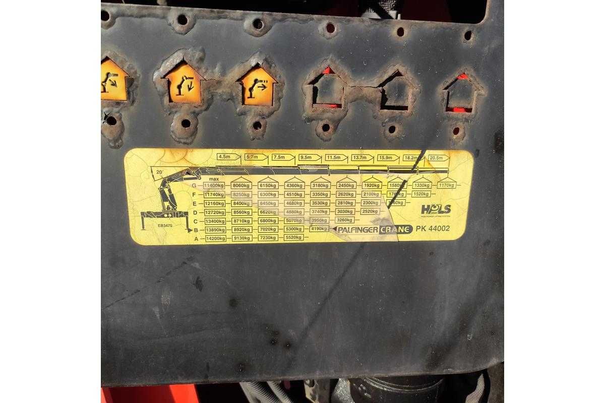 hds manipulator palfinger pk44002 duży hiab fassi copma