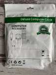 Kabel Ethernet Cat 8 40 Gb/s RJ 45 Biały,Płaski 5 metrów