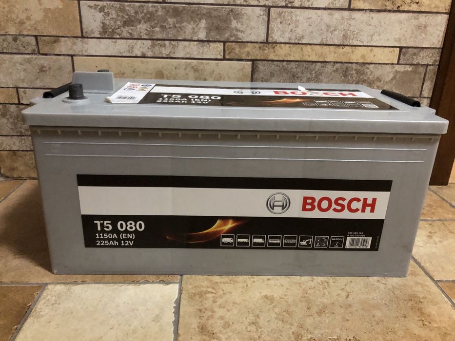 Аккумулятор Bosch T5 080 6-СТ 225Ah L+ 1150A