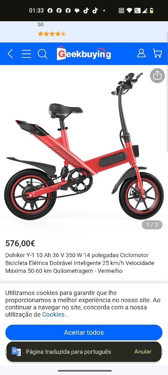 Bicicleta elétrica
