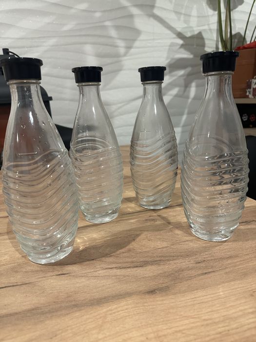 Szklana butelka karafka sodastream