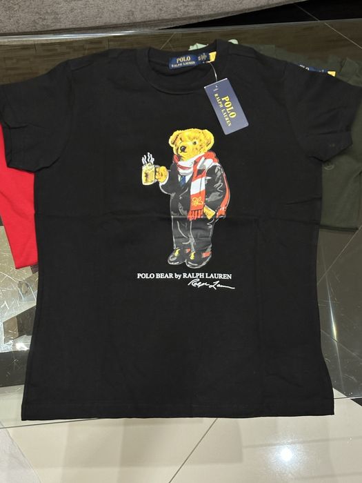 100% ОРИГІНАЛ | SALE Футболка Polo Bear Ralph Lauren |Black| M, L