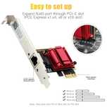Karta sieciowa 2.5 Gb/s przewodowa na PCIE