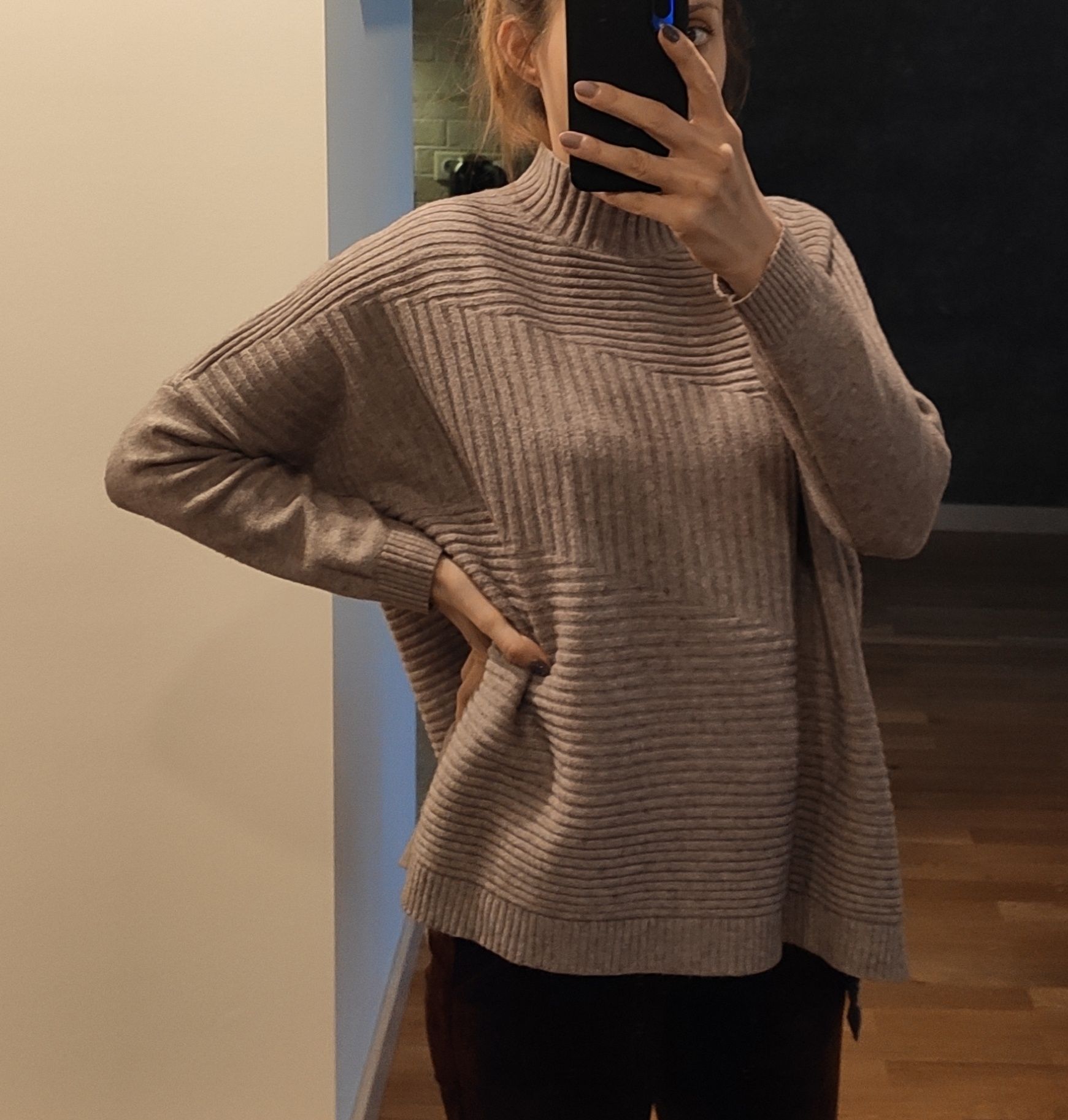 Sweter ciepły oversize